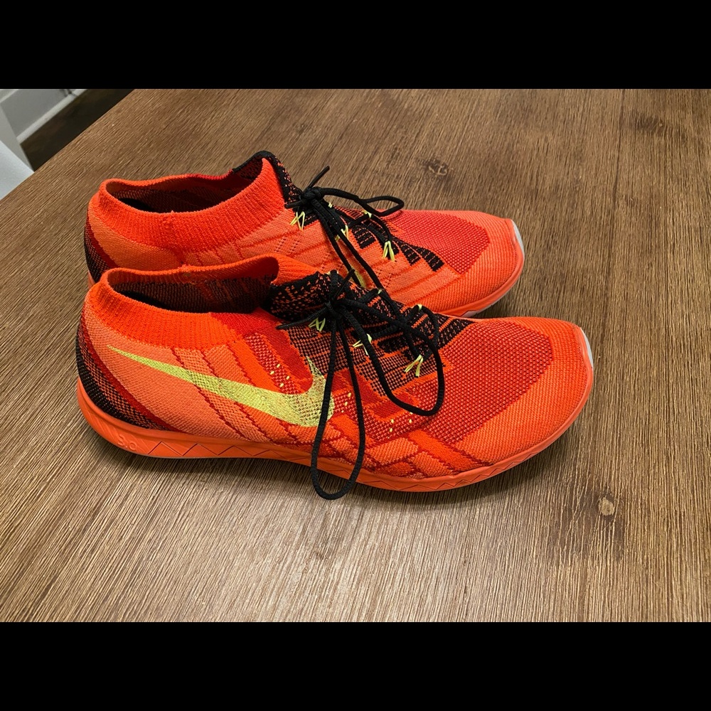 RARE Pink & Red Nike Free Zigzag Size 10.5